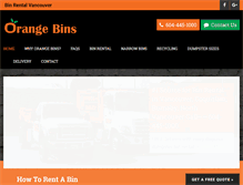 Tablet Screenshot of orangebins.com