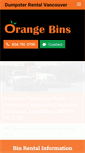 Mobile Screenshot of orangebins.ca